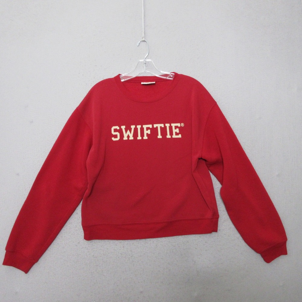 Taylor‎ Swift Sweatshirt Medium Red Merch Pullover Swiftie Concert READ